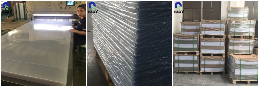 0.5mm Creamy Yellow Lampshade PVC Film Fabric PVC Sheet