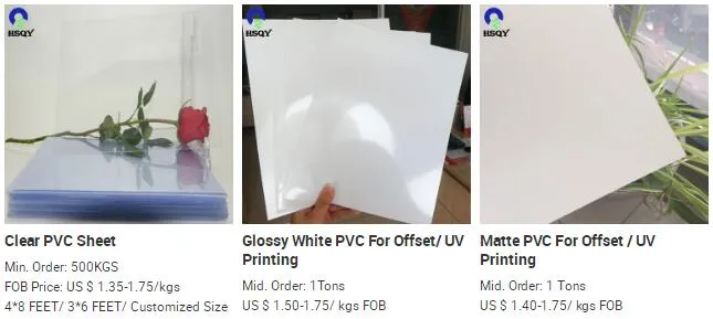 0.5mm Creamy Yellow Lampshade PVC Film Fabric PVC Sheet