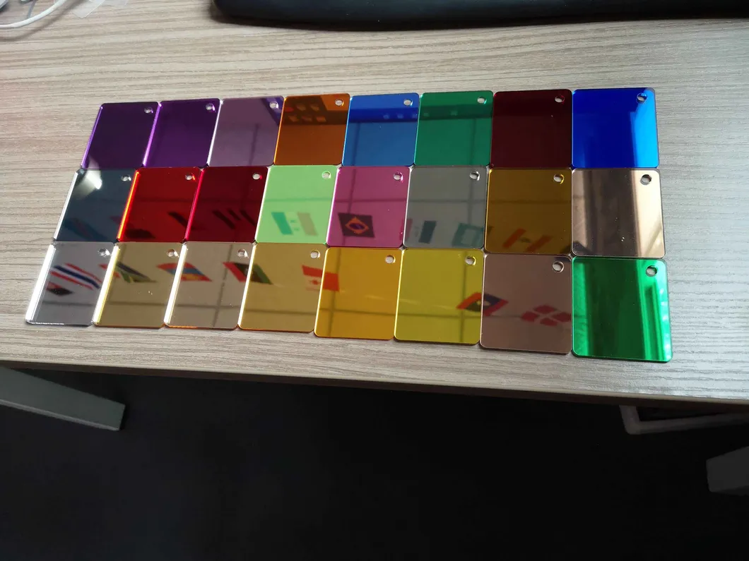 1mm Thick Plexiglass Self Adhesive Acrylic Mirror Sheet