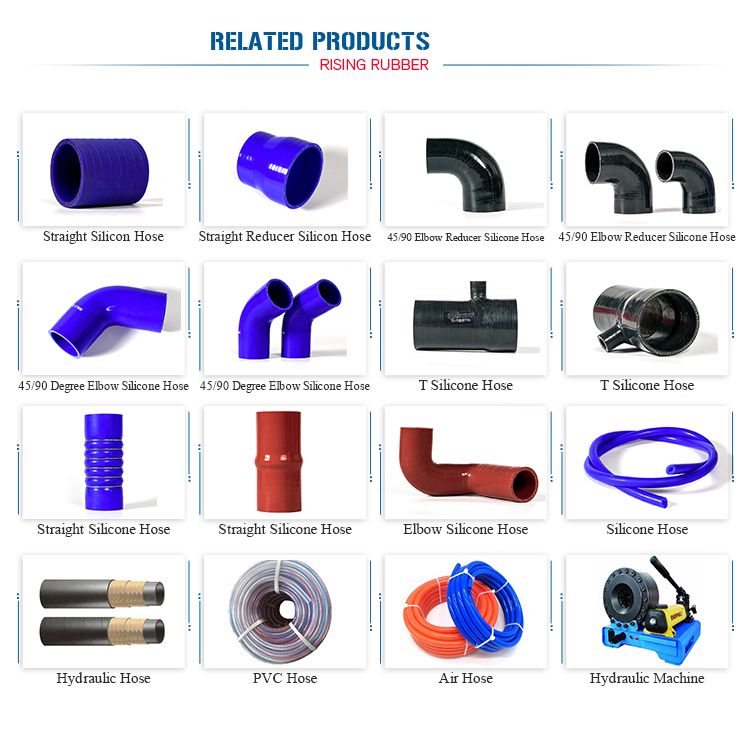 2021 Hot Sale ID19*25 Heat Resistant Straight Reducer Silicon Hose