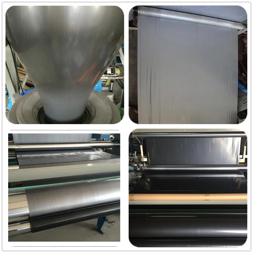 20um 25um 30um Anti-UV Black Silver Mulch Film /Black Silver Weeding Film/Black Silver Anti Insect Film