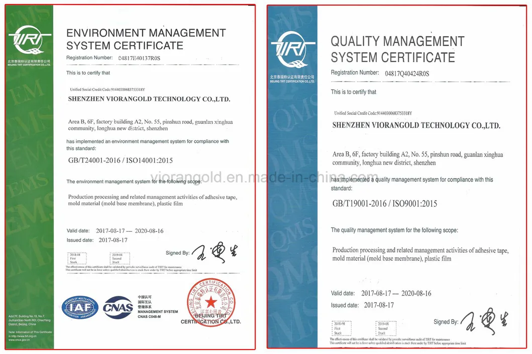 25um/36um/50um/75um/100um/125um Blue Pet Release Liner for Tape Backing