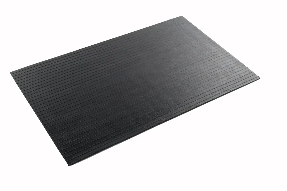 50X80 Checkered Rubber Floor Doormat with Non-Slip Backing
