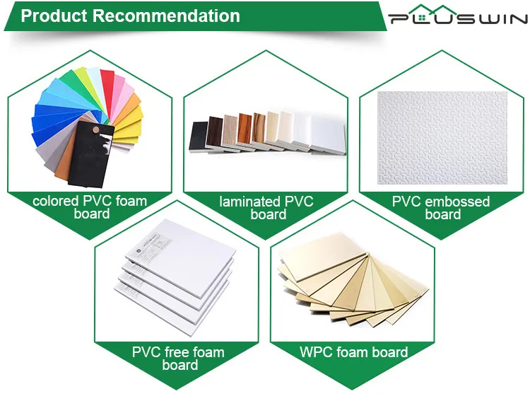 65D Hard Surface Lead Free 0.55 Density 4*8FT White 15mm Celuka Foam PVC Board Used for Cabinets