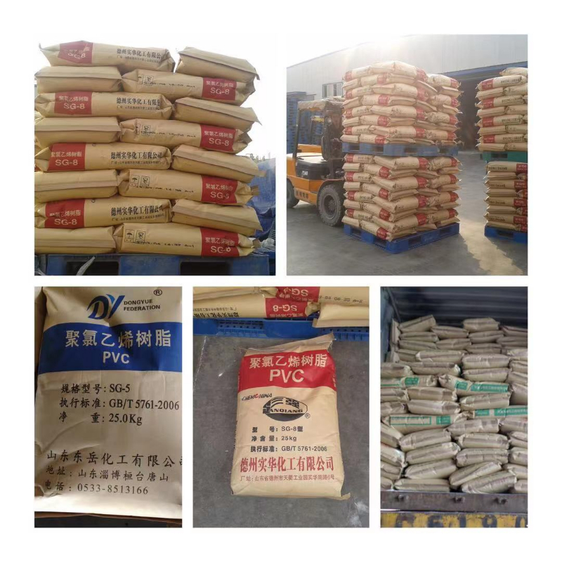 CAS No. 9002 -86-2 Plastic Raw Materials PVC Resin Sg-5 K-67