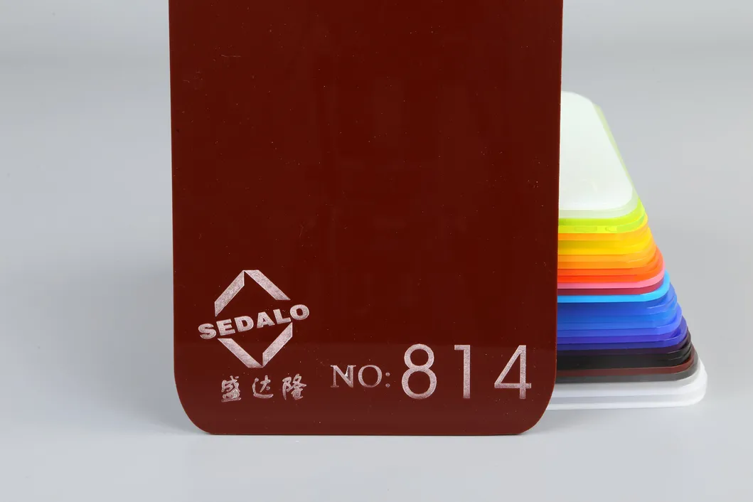 Coffee Color Cast Acrylic Sheet PMMA Sheet 814