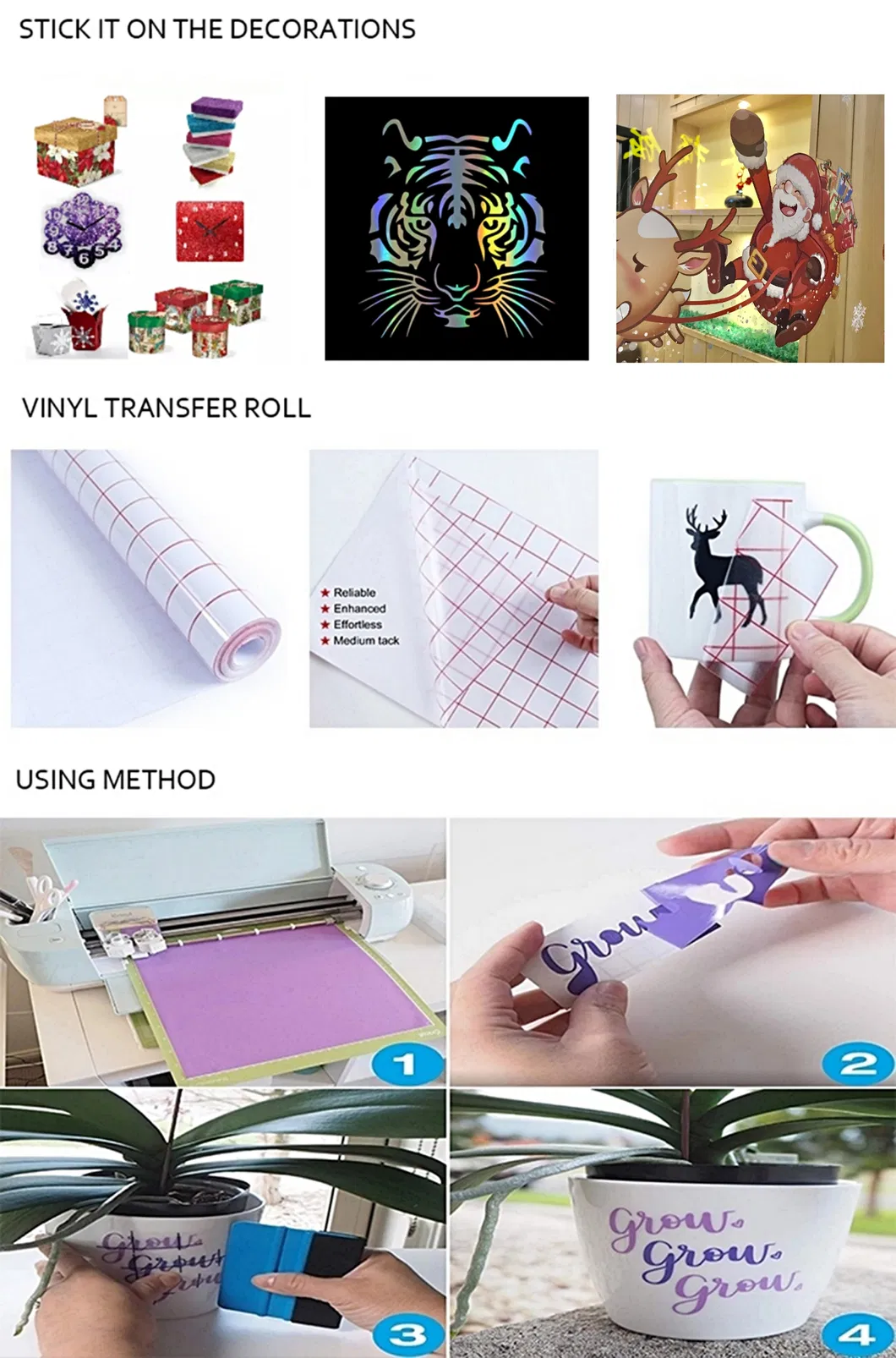 Color Cutting Stickers for Cricut Machine