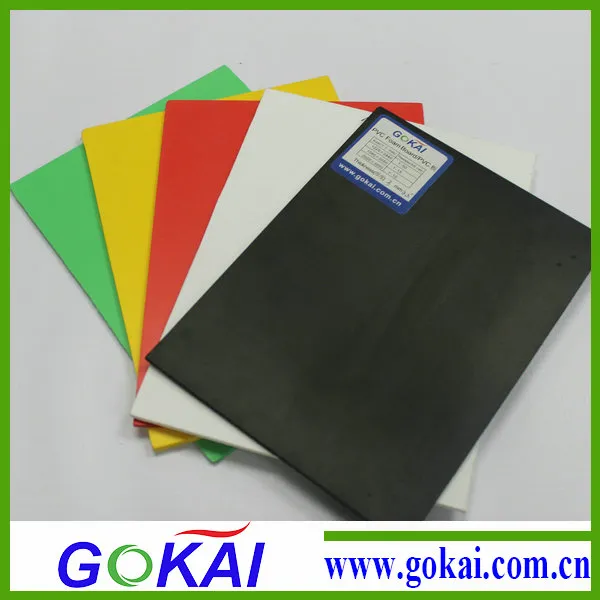Color PVC Foam Board for Printing Engraving Cutting Sawing