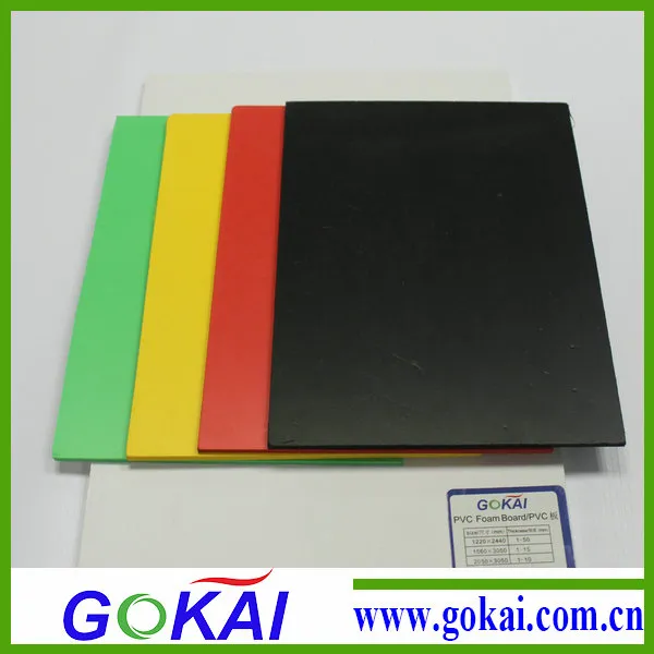 Color PVC Foam Board for Printing Engraving Cutting Sawing