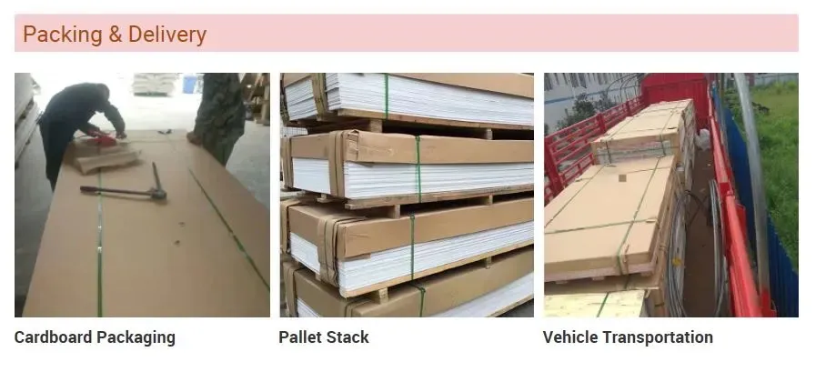 Csp 18mm 0.5-0.65D PVC Foam Sheet PVC Board for Furniture, Cabinet, Construction
