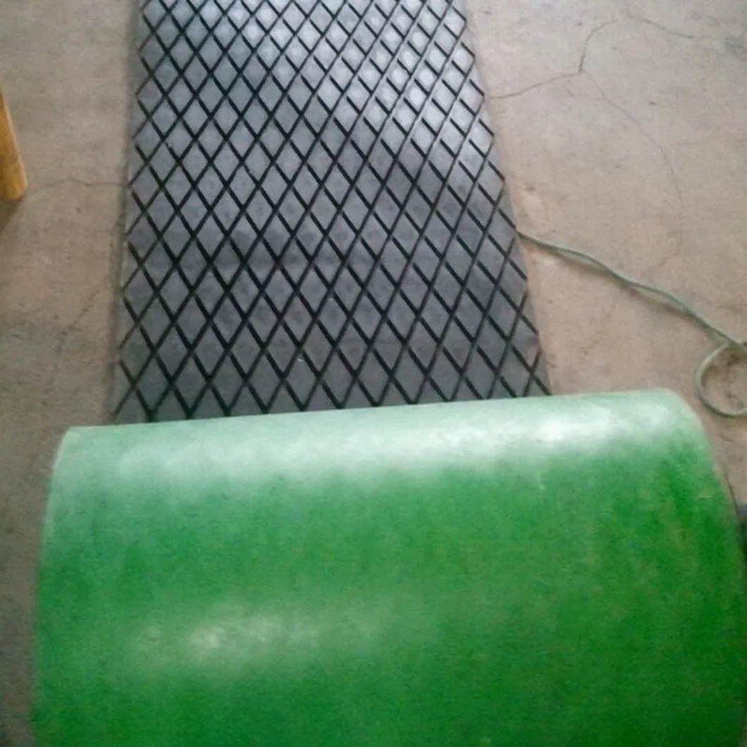 Diamond Grooved Rubber Pulley Lagging for Conveyor