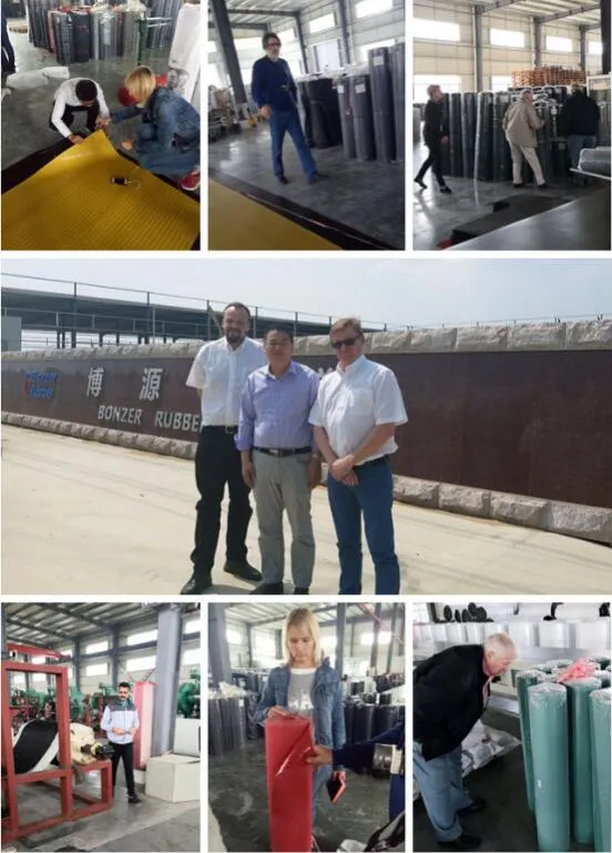 Durable Industrial/Commercial Anti-Slip Rubber Safety Willow/Diamond Rubber Sheeting