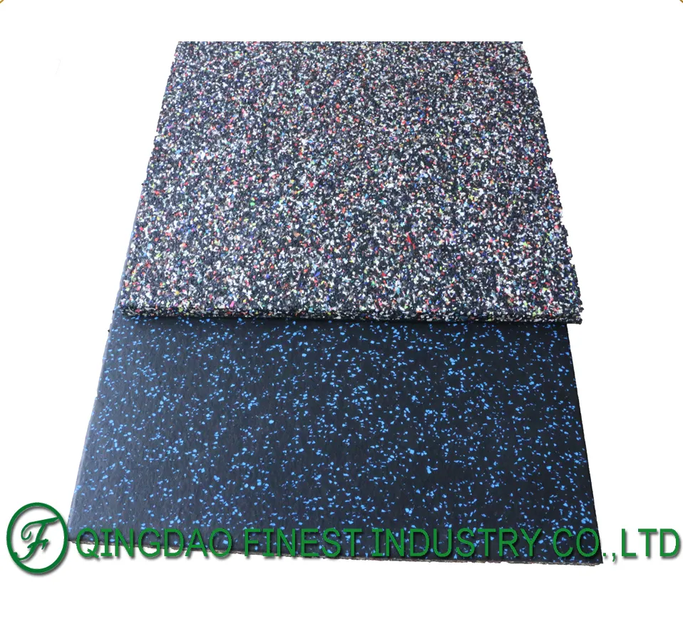 Egg Shell Fleck Excellent Rubber Flooring Mat, Gym Rubber Tiles, Gym Floor Mats for Medium Large Equipment