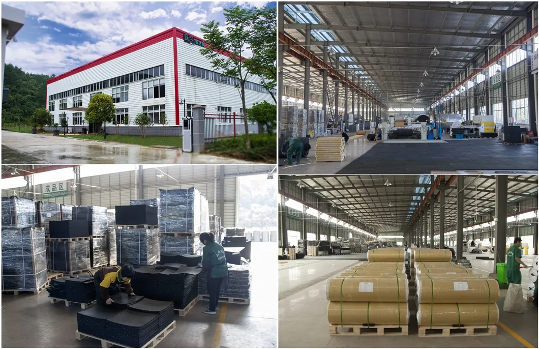 Factory Customized Colorful EPDM Anti-Slip Rubber Flooring Tiles Mats for Horse Stalls/Garden/Walkway/Courtyard/Balcony