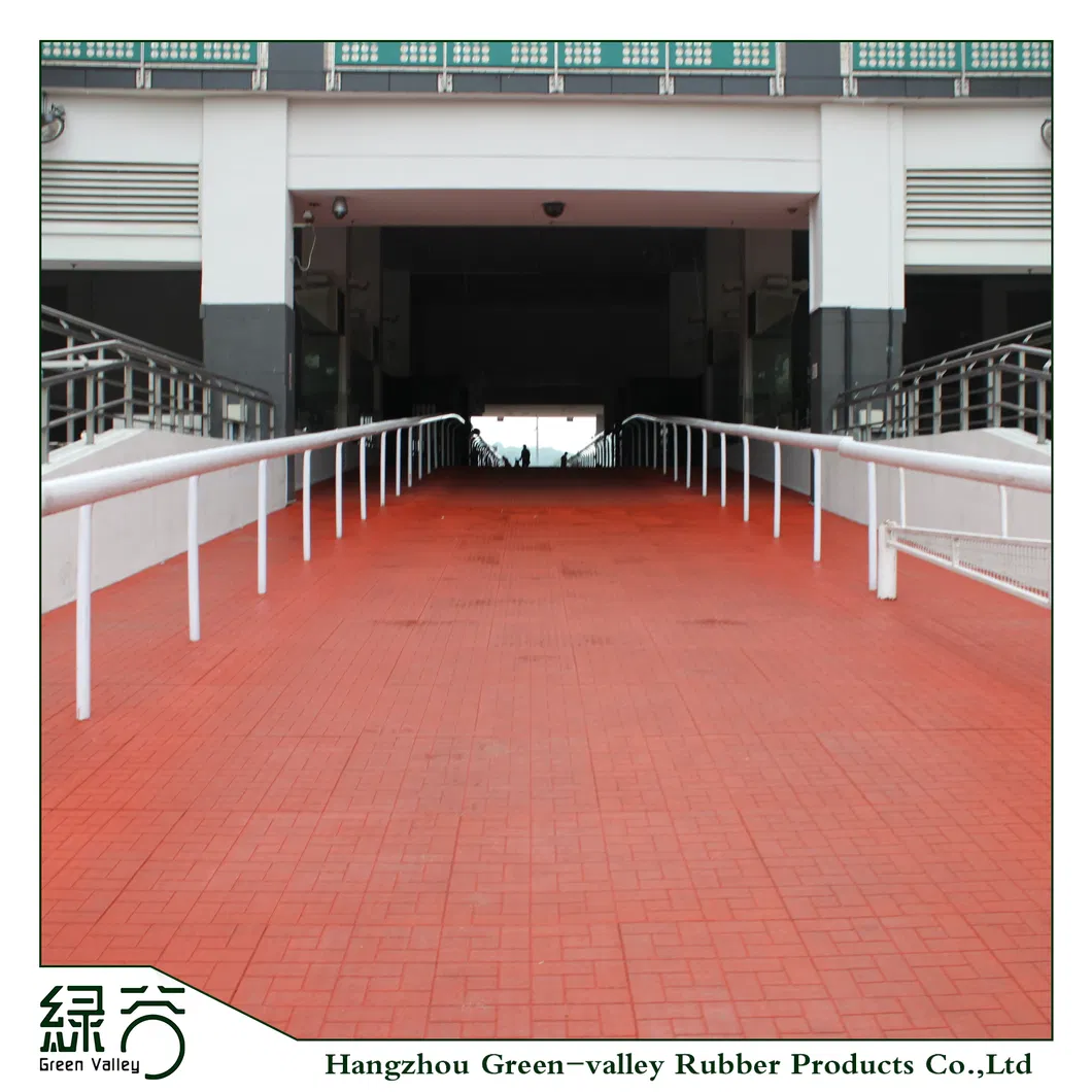 Factory Customized Colorful EPDM Anti-Slip Rubber Flooring Tiles Mats for Horse Stalls/Garden/Walkway/Courtyard/Balcony