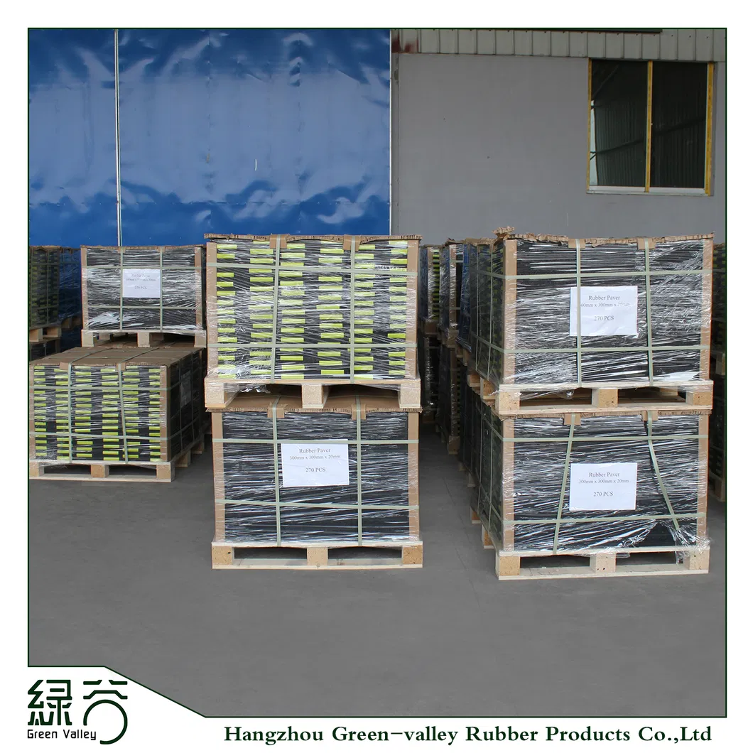 Factory Customized Colorful EPDM Anti-Slip Rubber Flooring Tiles Mats for Horse Stalls/Garden/Walkway/Courtyard/Balcony