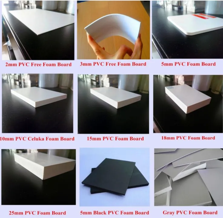 Factory High Density Rigid PVC Foam Board
