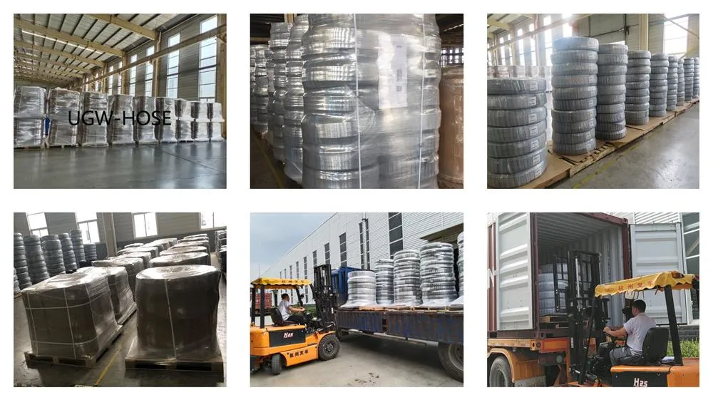 Factory Produce En 853 1sn SAE100 R1at Hydraulic Rubber Hoses