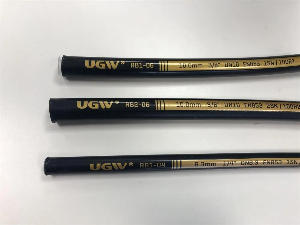 Factory Produce En 853 1sn SAE100 R1at Hydraulic Rubber Hoses