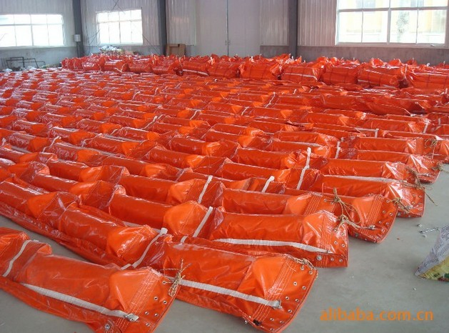 Fire Proof Oil Containment Booms / PVC Oil Booms/Rubber Oil Booms