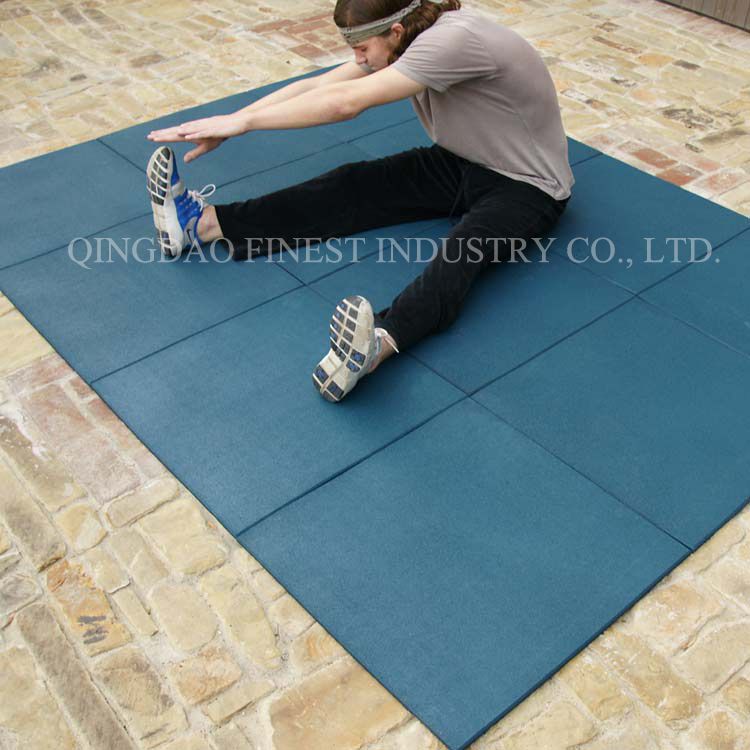 Fire Resistant Home Gym Rubber Mat Home Flooring Home Rubber Tile Gym Rubber Tile