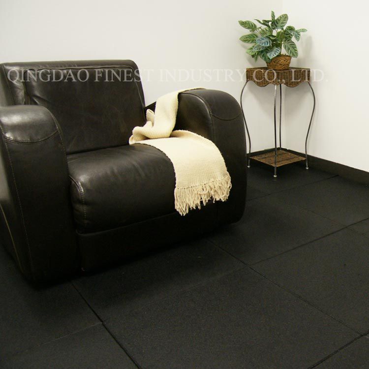 Fire Resistant Home Gym Rubber Mat Home Flooring Home Rubber Tile Gym Rubber Tile