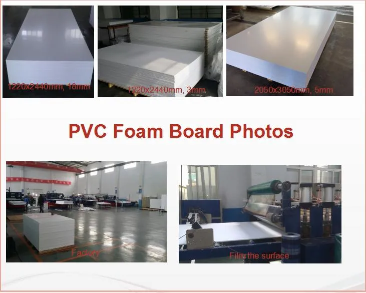 High Density Foam 3mm Thick Sell White/Black PVC Foam Sheet