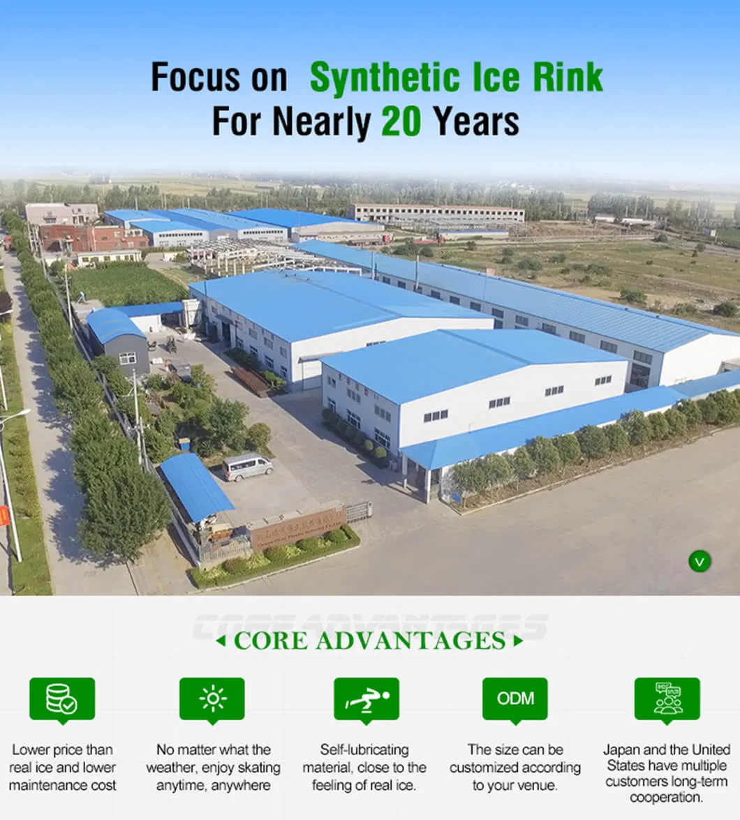 Ice Skating Rink Yard Synthetic Ice Outdoor Hockey Boards Manufacture