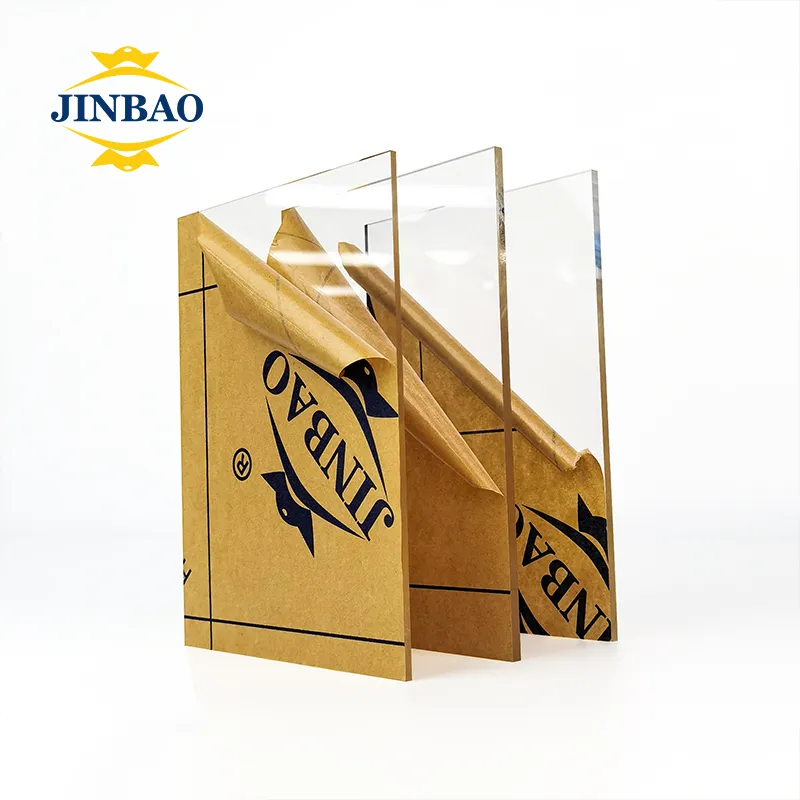 Jinbao 100% New Lucite Material 16mm Clear Acrylic Cutting Boards 1220*2440mm 2050X3050mm Clear Acrylic Sheet