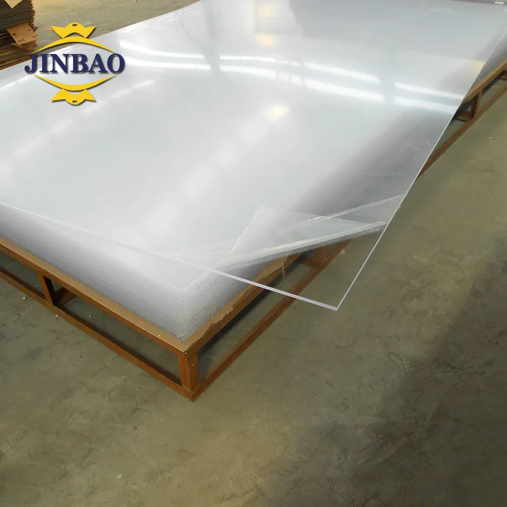 Jinbao 1250*1850mm Pure Different Thickness PMMA Plexi Glass Transparent Perspex Extruded Clear Cast Acrylic Sheet