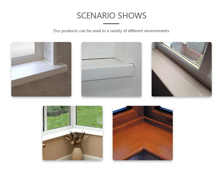 Laminated Plastic PVC Window Sill Board for Home Decoration