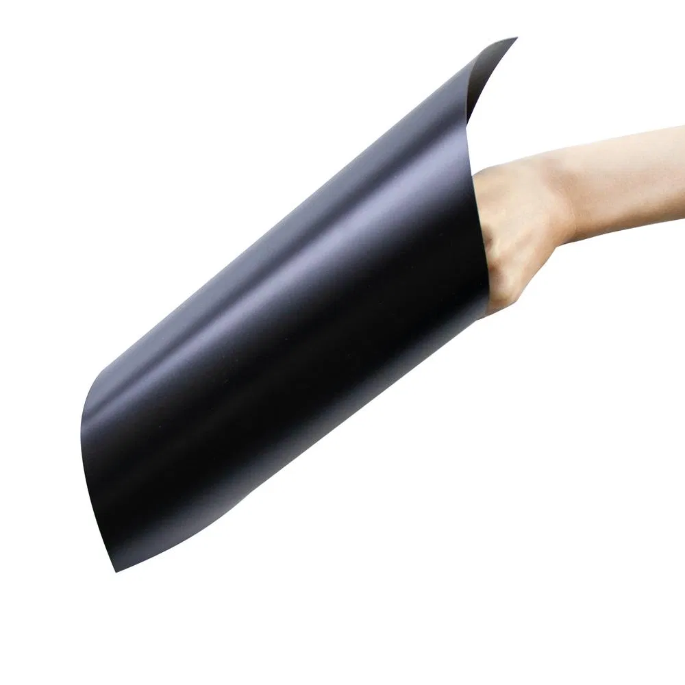 Matte Black Rigid PVC Plastic Sheet for Die Cutting UV Offset Printing