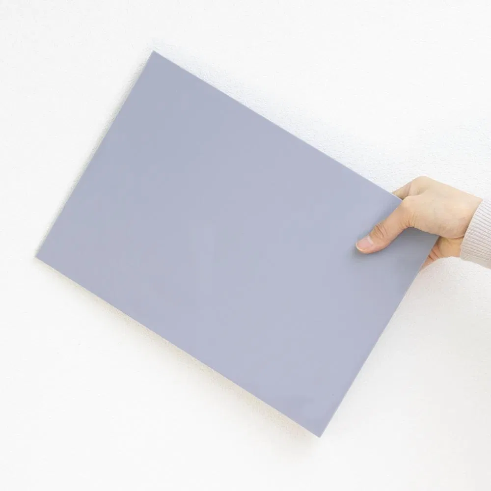 Matte Black Rigid PVC Plastic Sheet for Die Cutting UV Offset Printing