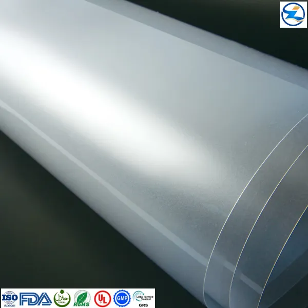 Pharma Blister White Semi Transparent Rigid Plastic Pet Films Printing PVC /PE/ PS/Polypropylene PP HDPE Sheet Foil Film for Medicine Trays and Food Packing