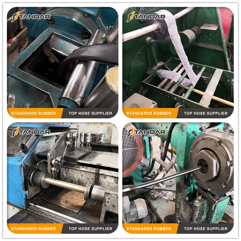 SAE 100 R4 Textile Braided Hydraulic Rubber Oil and Petrol Suction and Discharge Hose