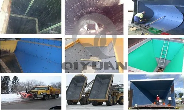 Self-Lubrication Polyethylene Dump Truck Bed Liner Sheets HDPE or UHMWPE Lining Sheets