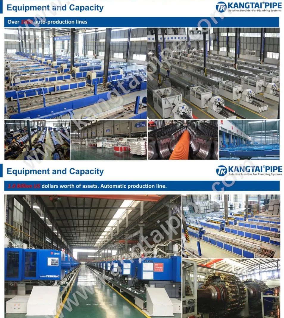 Sn4 Sn8 Dual Wall Corrugated PVC Plastic Tube Bellow Tube