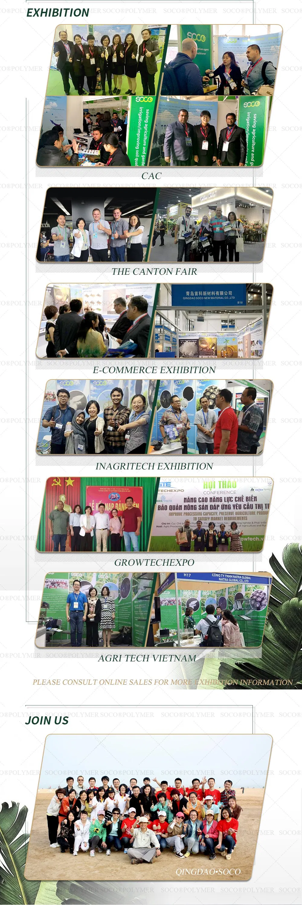 Soco Insect Watering Gel Water Crystals for Insect Feeder Super Absorbent Polymer Manufacturer