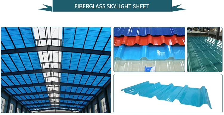 Toprise FRP Polycarbonate Sheet Skylight Roofing Sheet Roofing Corrugated Sheet Fiberglass Sheet Building Material