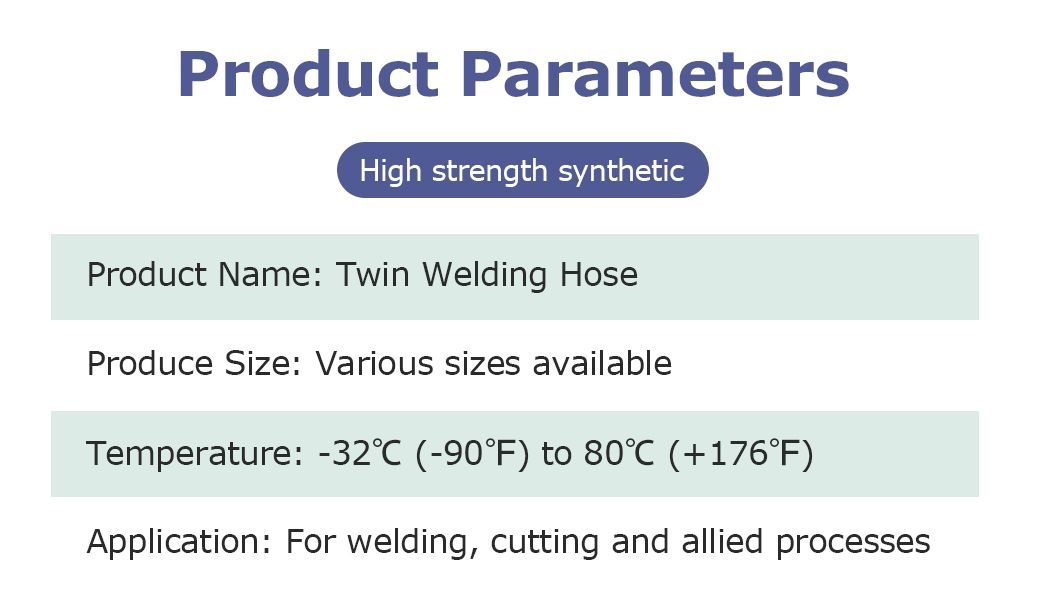 Type T 50 FT Braided Oxygen Acetylene Hose Pipe Rubber Twin Welding Hose