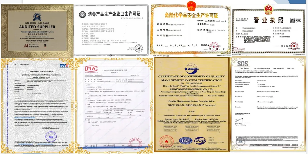 UV Curing Resin UV Cure Resin Pure Acrylate for Plastic Spray Coatings and Vm Coatings UV Resin