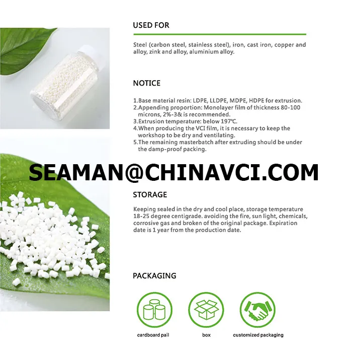 Vci Master Batch/ Vci Resin for Film Making, Vci Rustproof Resin, Raw Material of Vci Film